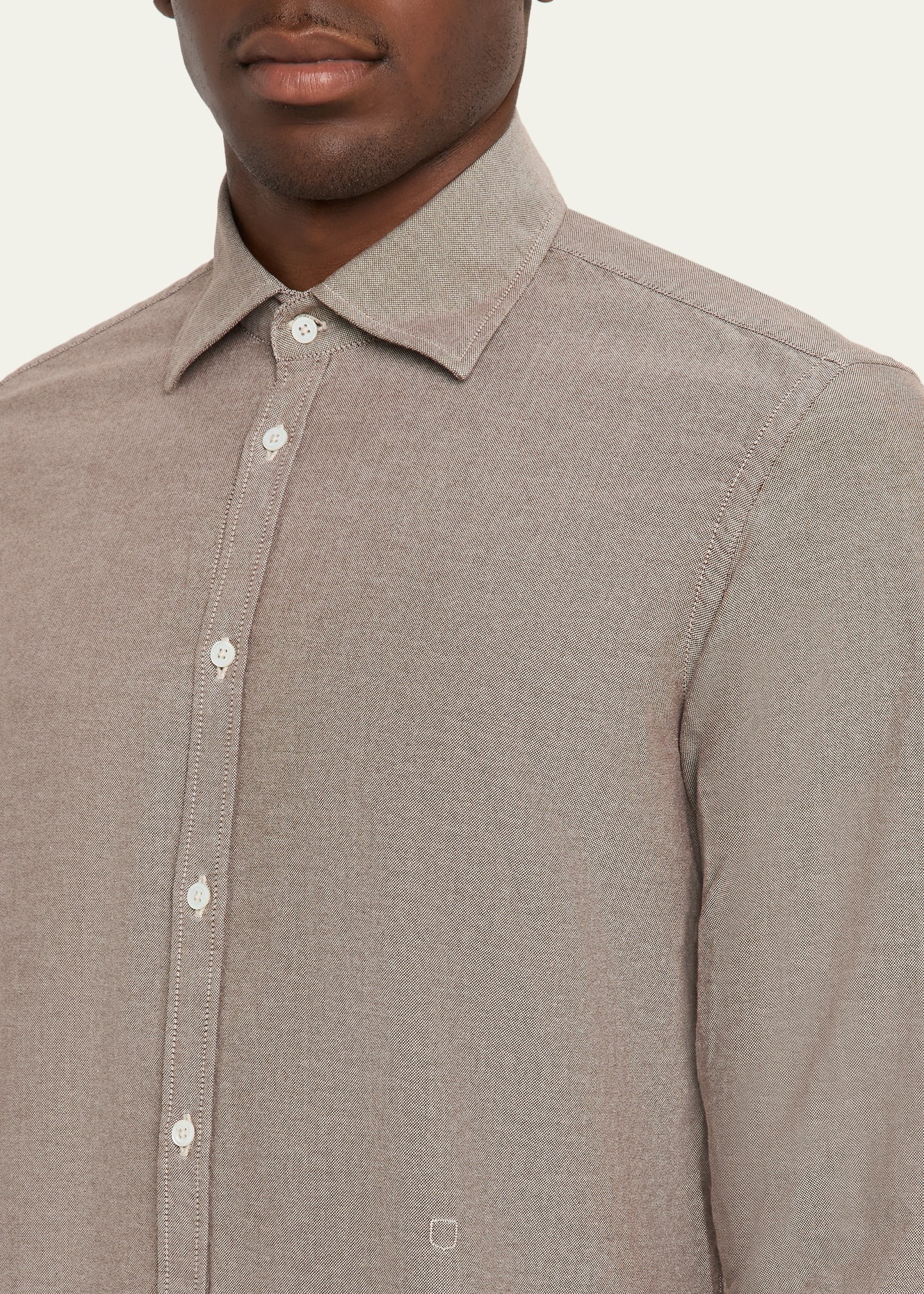 Men's Genova Cotton Oxford Button-Down Shirt - 5