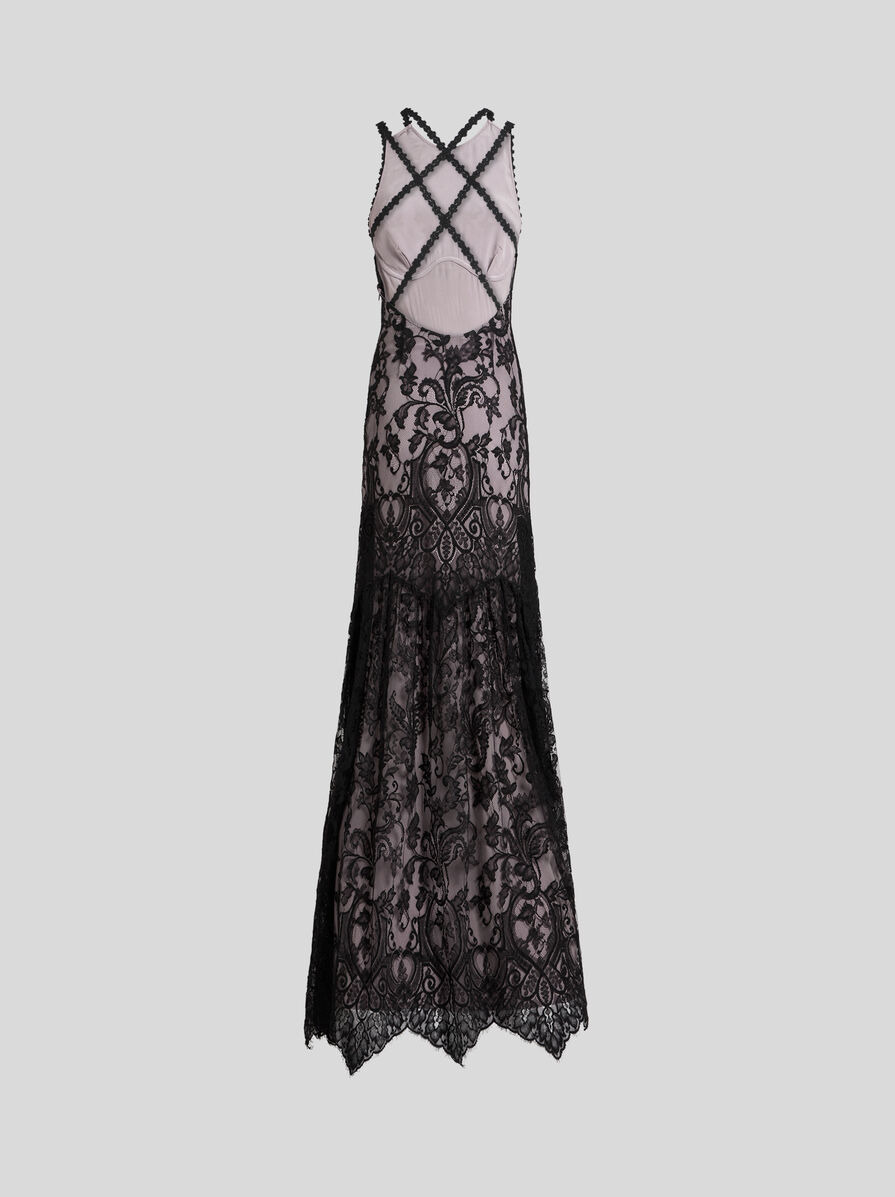 YARN-DYED LACE DRESS - 5