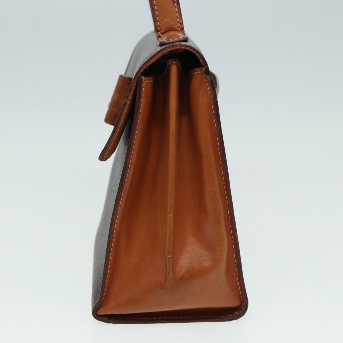 CELINE Macadam Canvas Hand Bag Pvc Leather Brown - 3