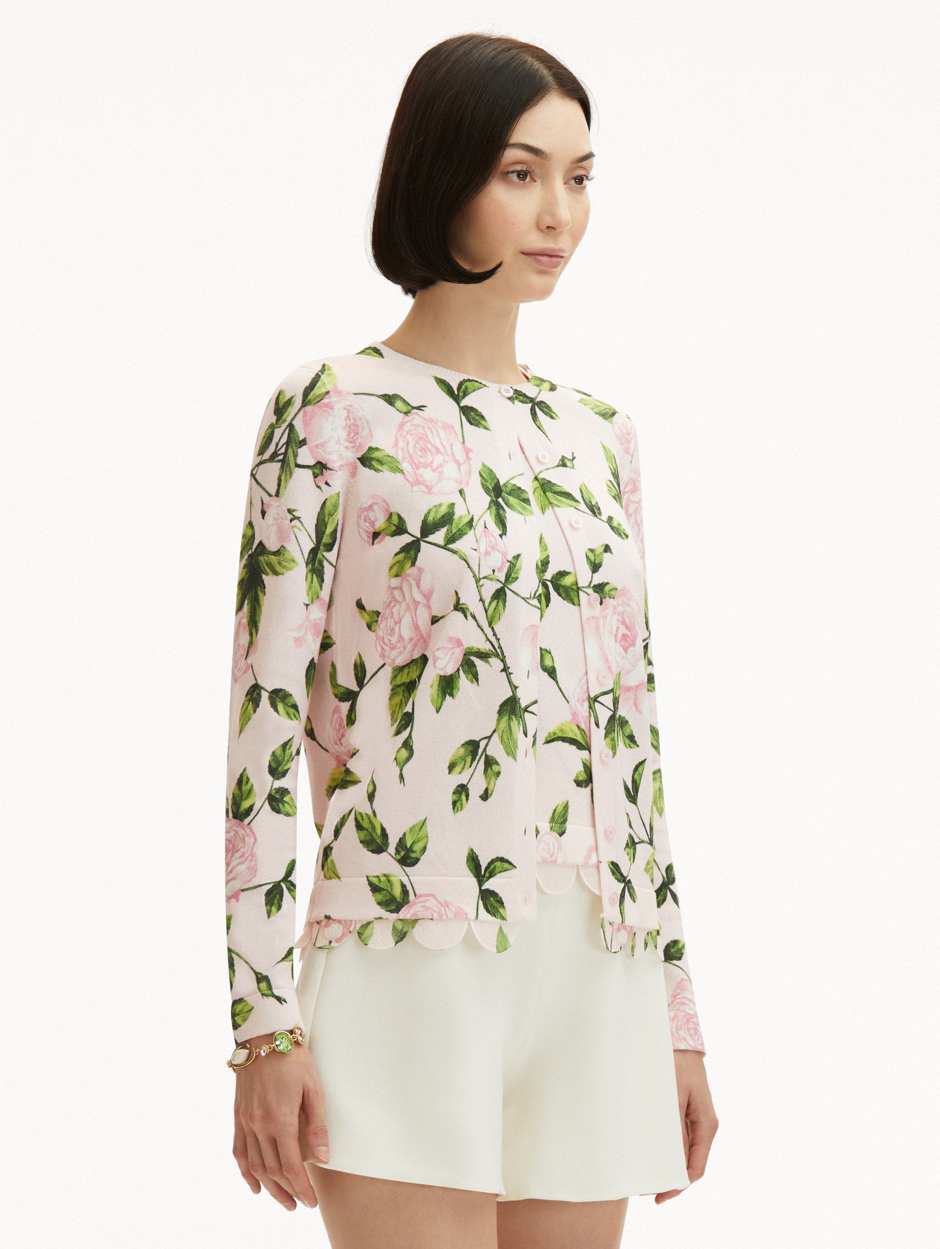 ENGLISH ROSE PRINTED CARDIGAN - 5