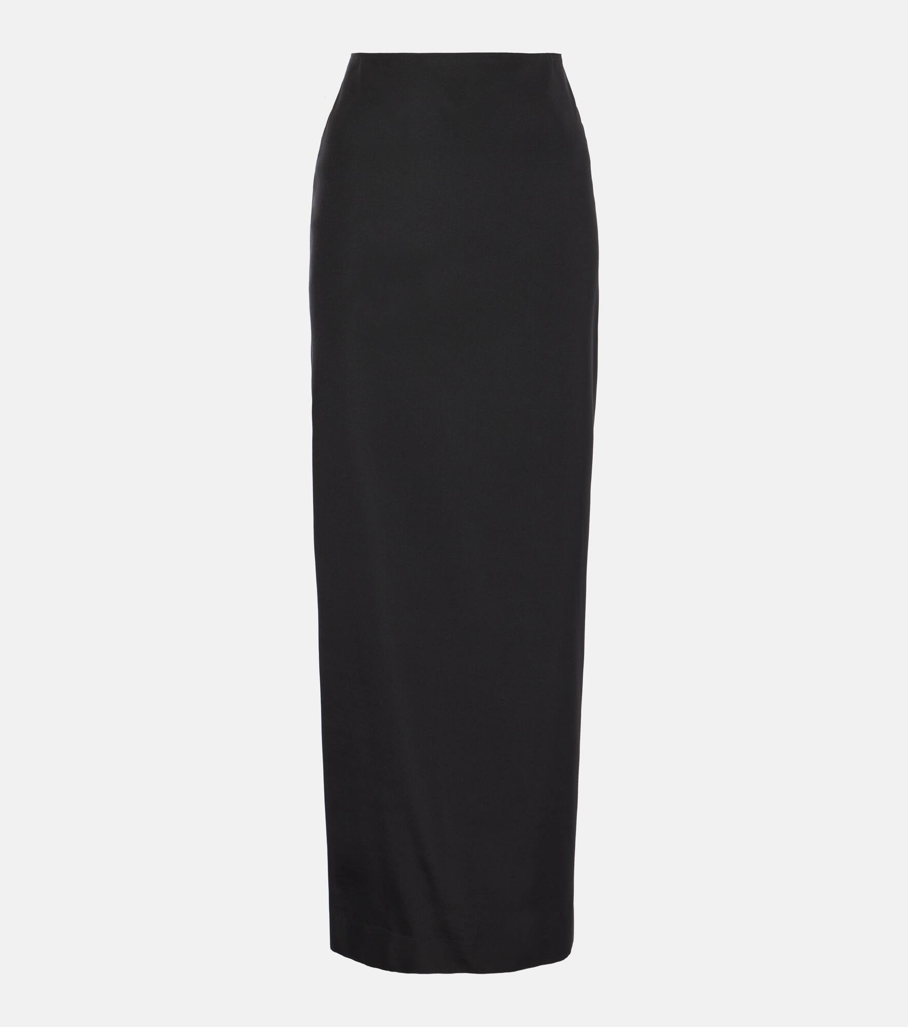 Bartelle silk and wool pencil skirt - 1
