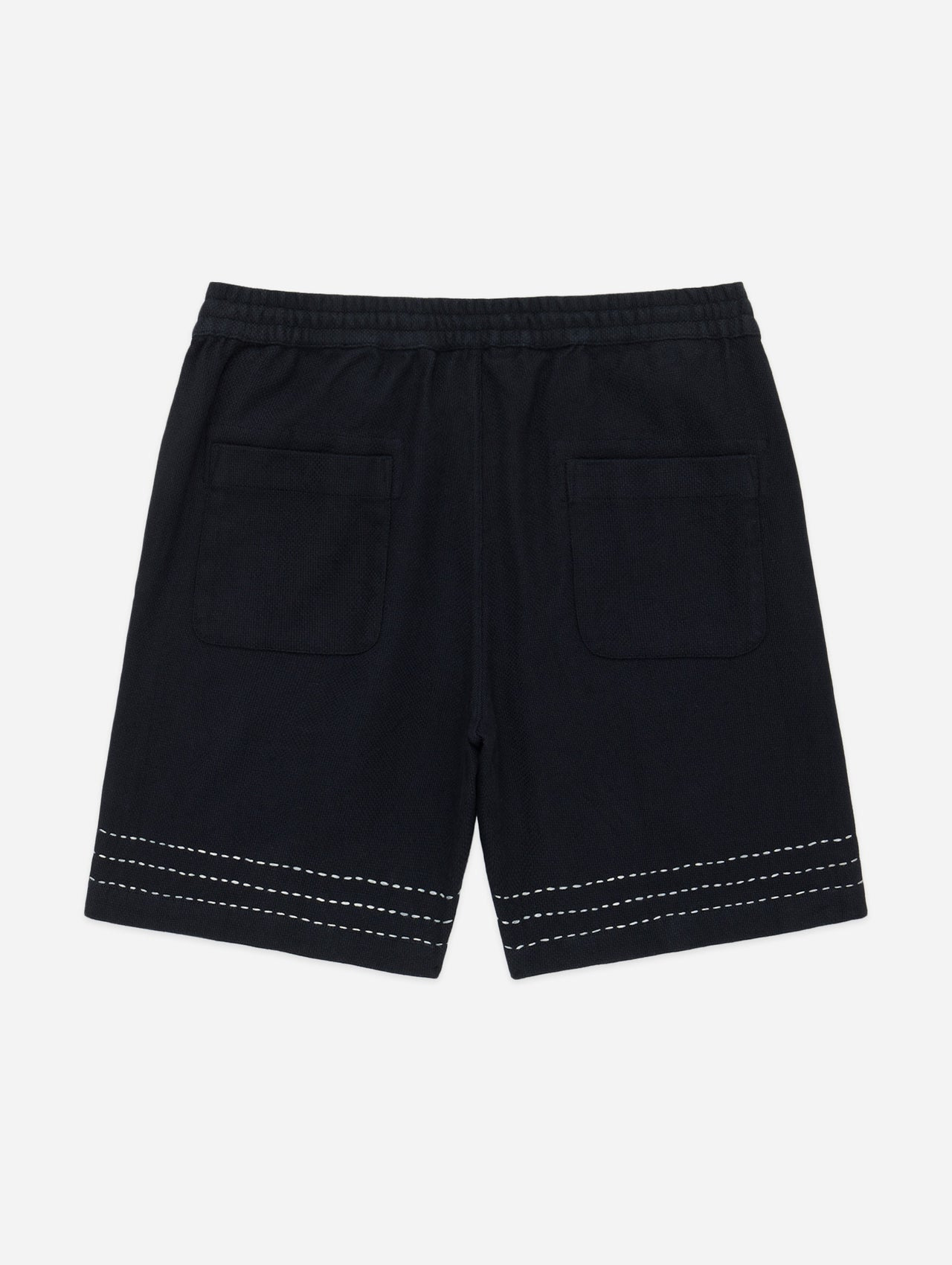 Club Short - Black Hand Stitch - 2