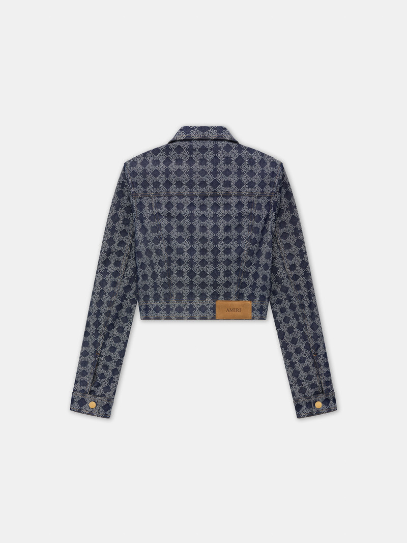 WOMEN'S MA QUAD CROPPED DENIM JACKET 4