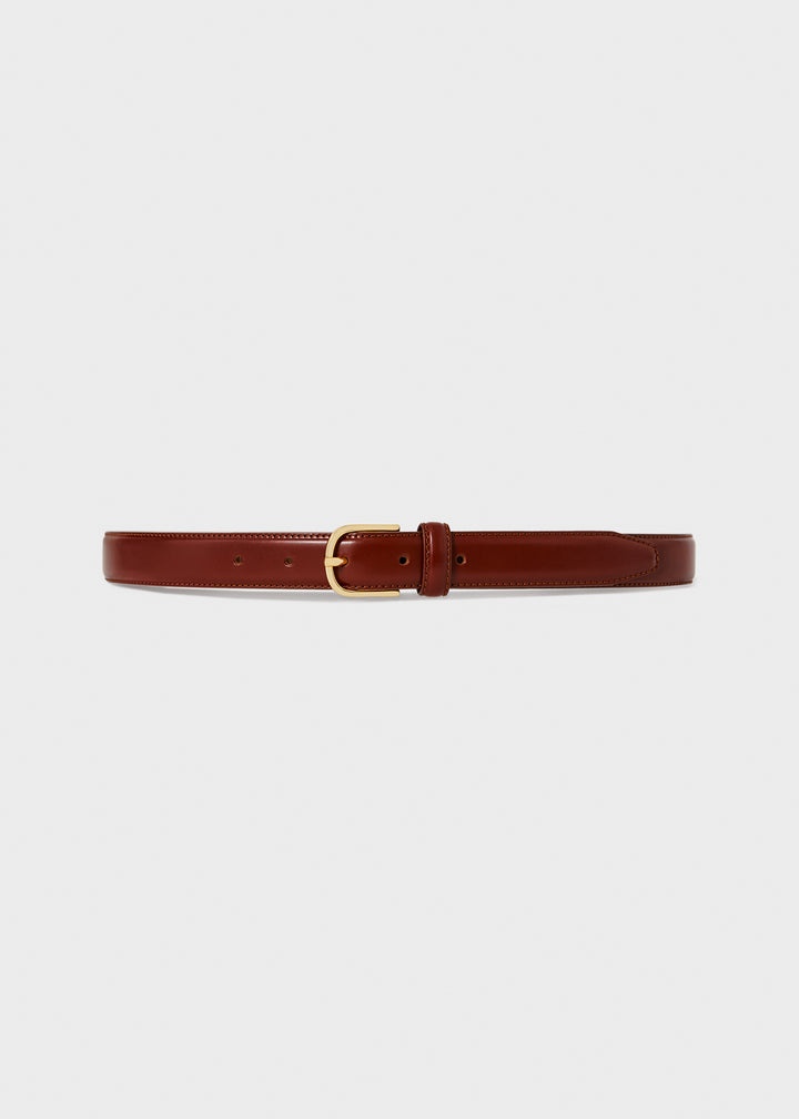 【送料&関税込】TotAme Slim Trouser Belt Slim leather trouser belt black – TOTEME