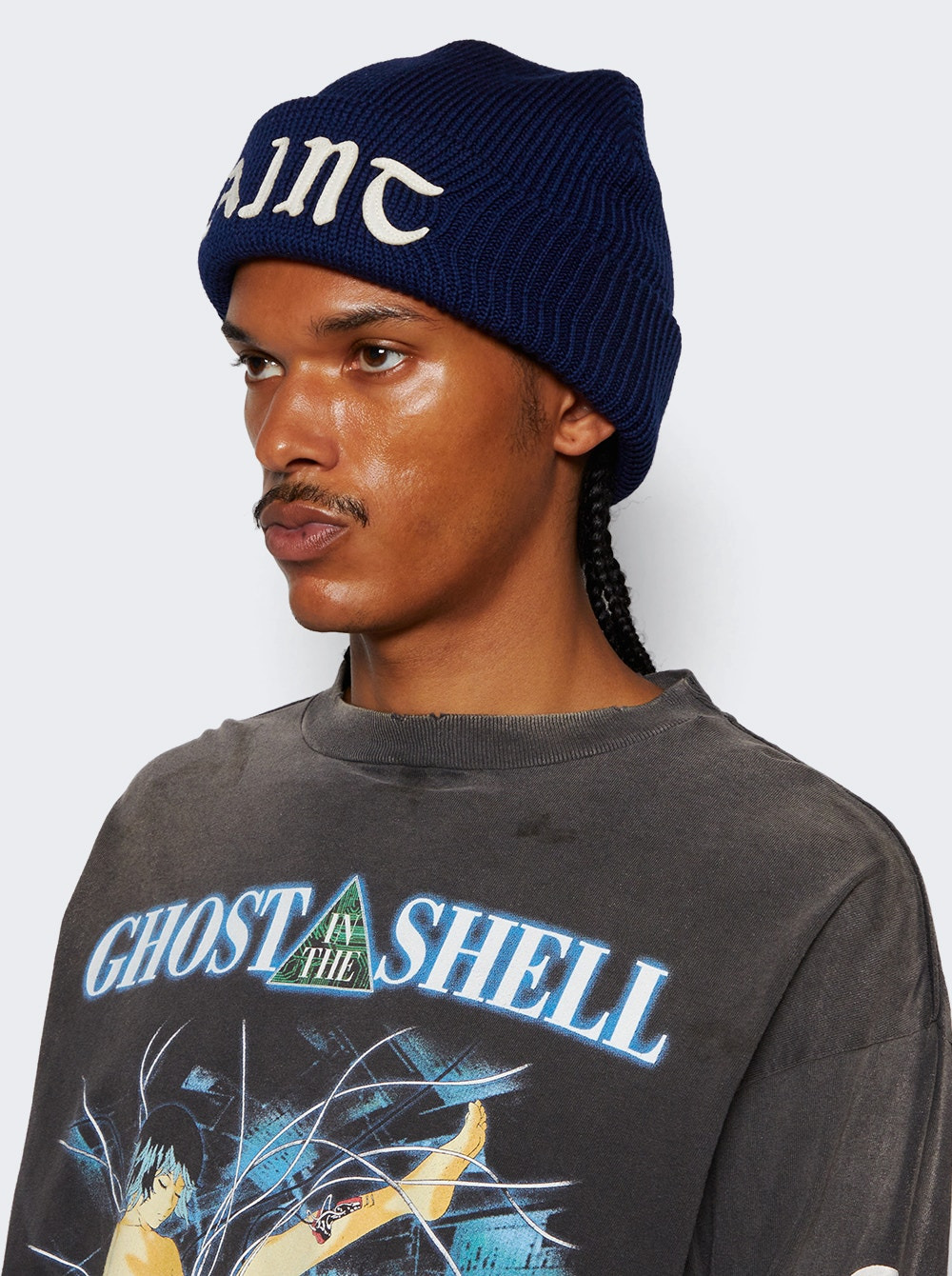 Wool Knit Beanie Navy - 3