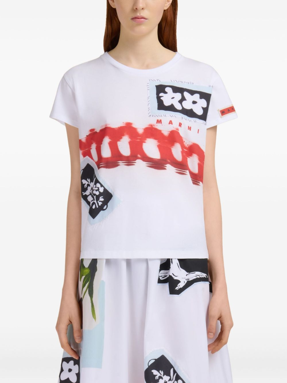 graphic print T-shirt - 3
