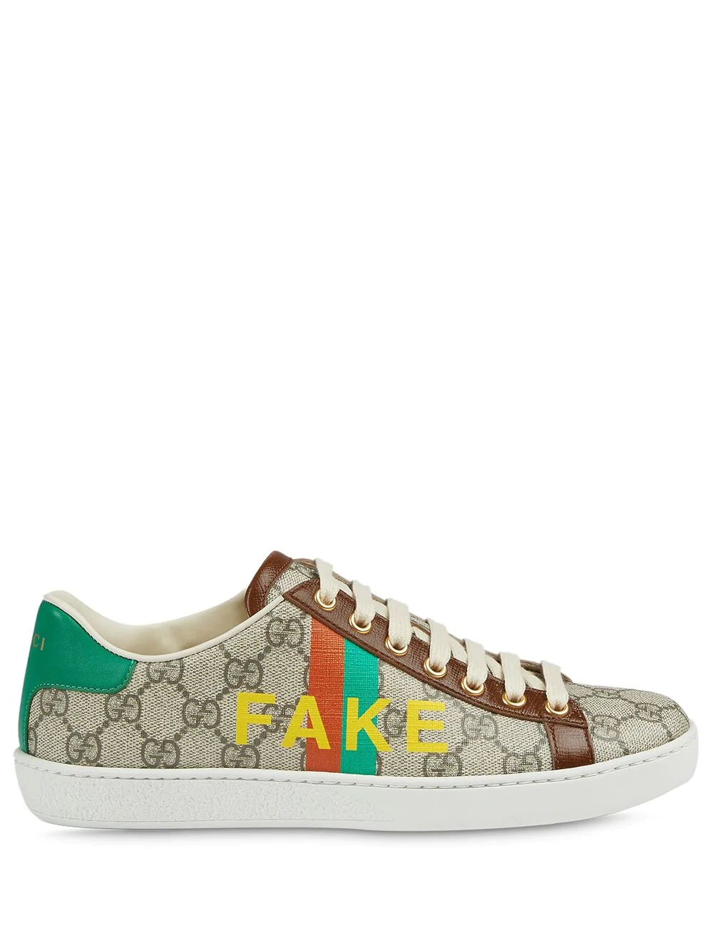 'Fake/Not' print Ace sneakers - 1