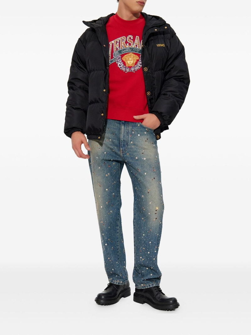 VERSACE Medusa-appliqué sweatshirt outlook