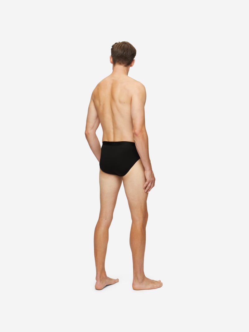 Men's Briefs Jack Pima Cotton Stretch Black - 4