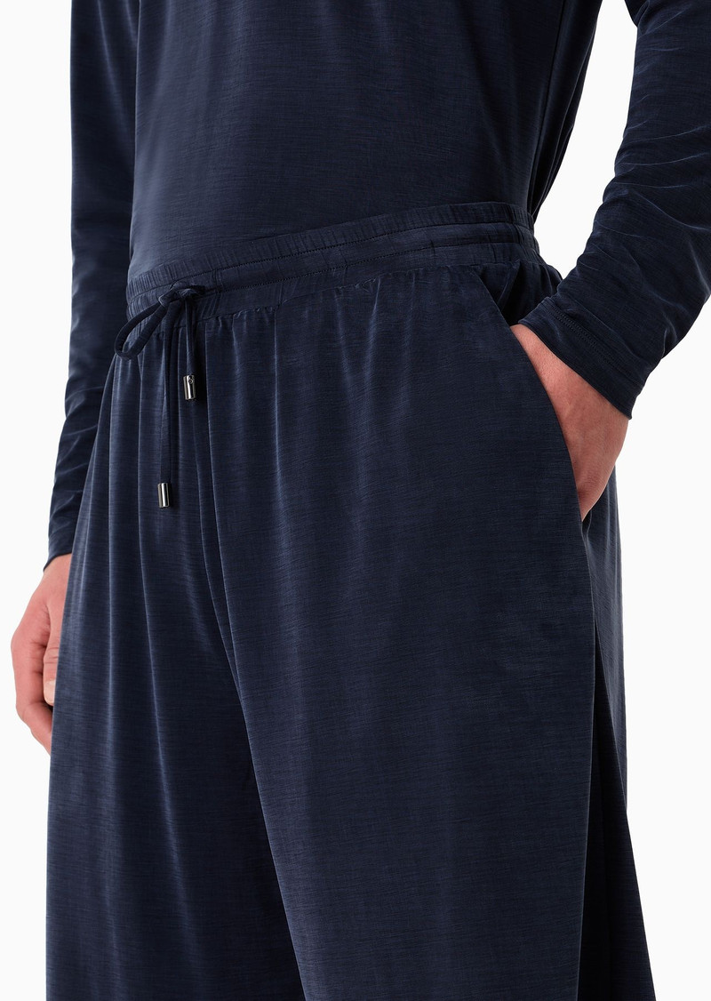 Stretch cupro jersey Bermuda shorts 5