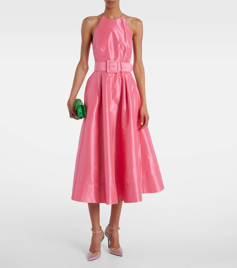 REBECCA VALLANCE Maple belted midi dress outlook