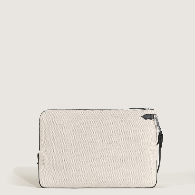 POUCH IN EMBROIDERED CANVAS 3