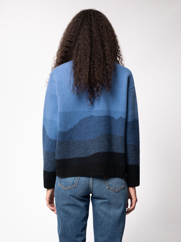 Lena Moon Sweater Blue - 3