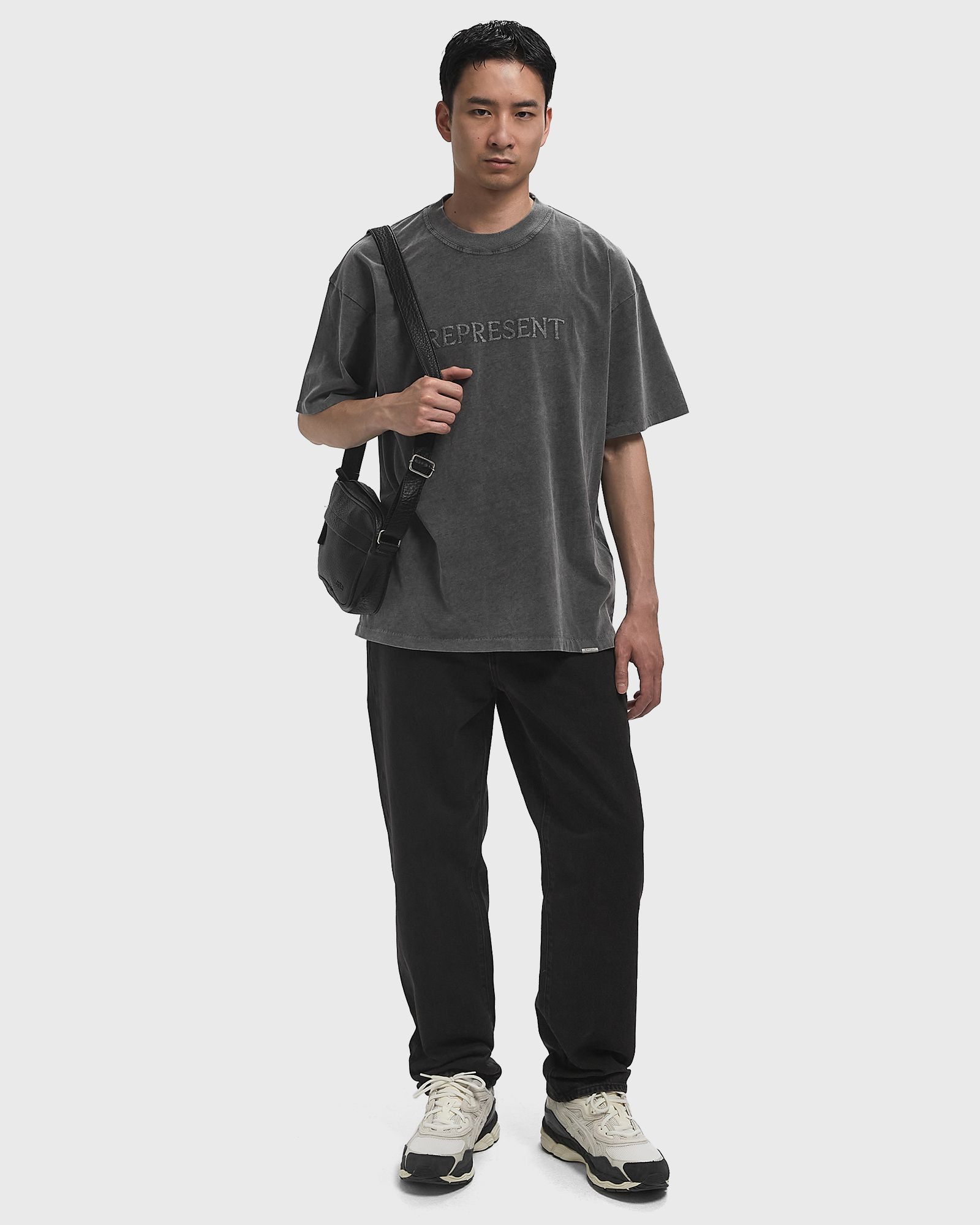 Embroidered Serif Logo T-Shirt - 2