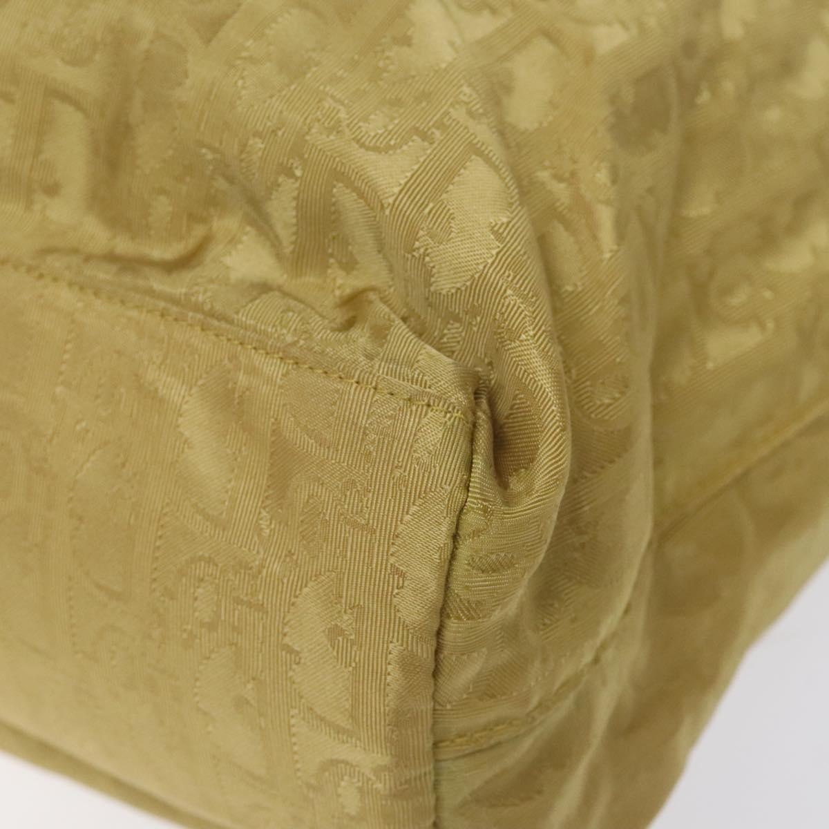 DIOR Trotter Canvas Tote Bag Yellow - 10