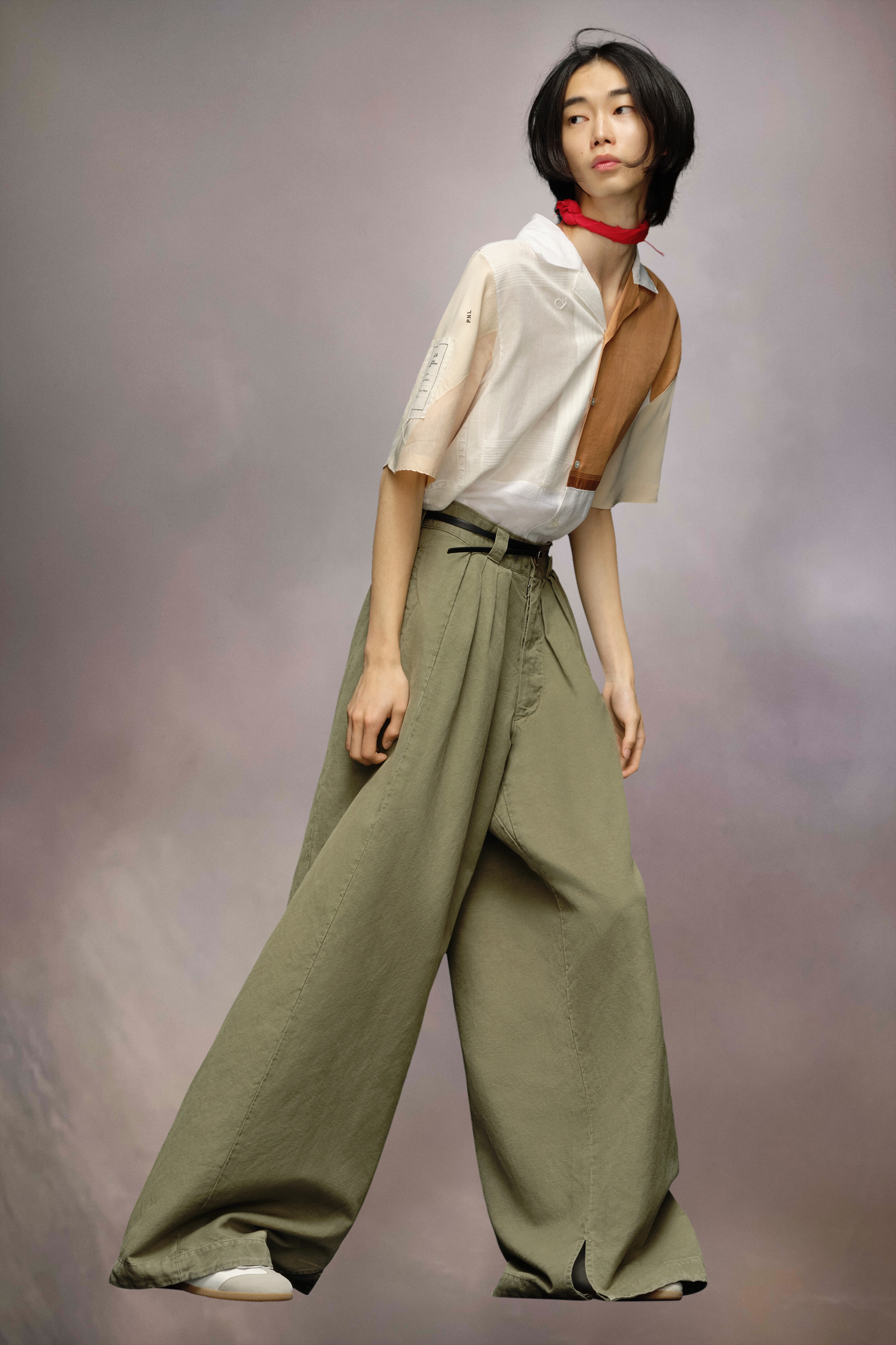 Cotton linen canvas trousers - 2