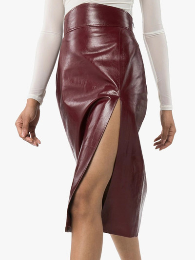 GUCCI leather pencil skirt outlook