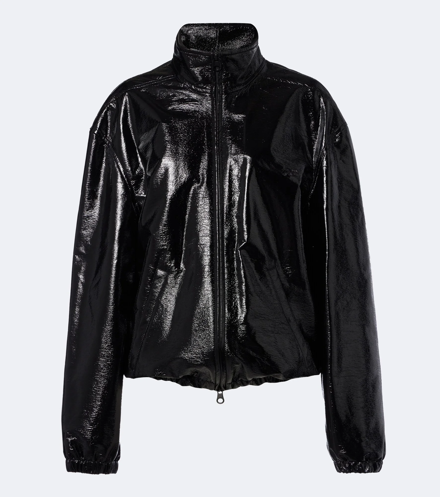 Vinyl blouson jacket - 1