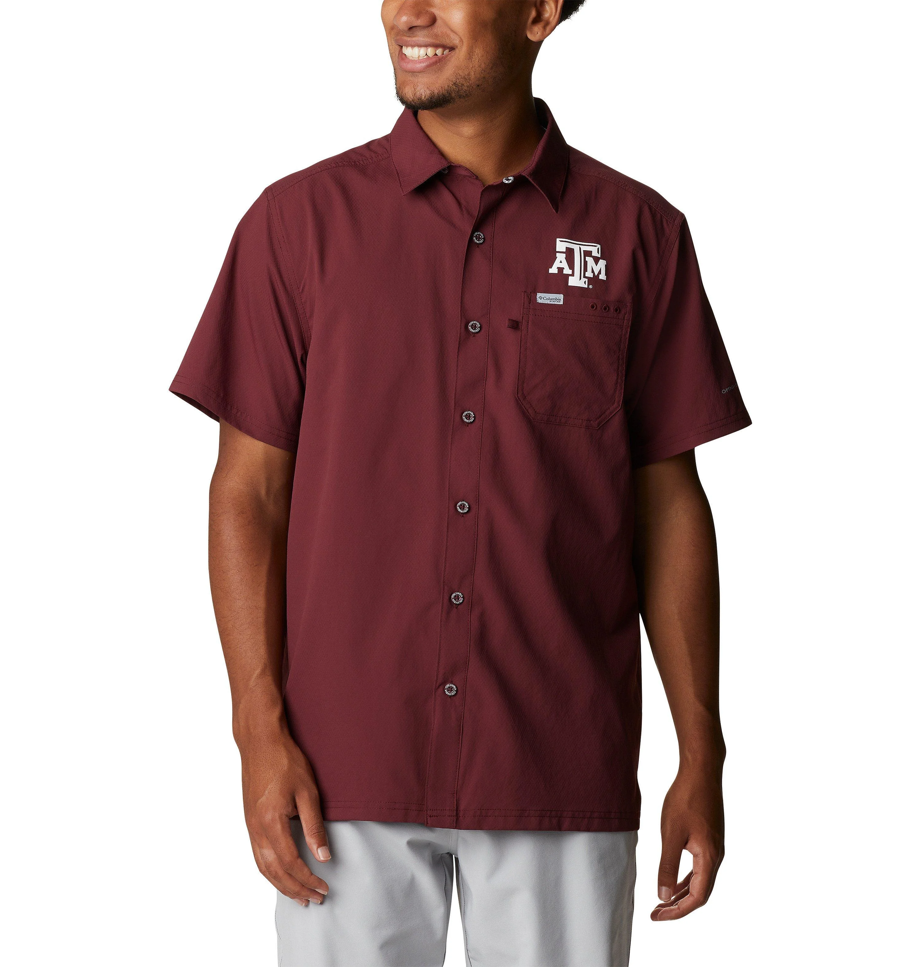 Men's Collegiate PFG Slack Tide Camp Shirt - Texas A&M - 1