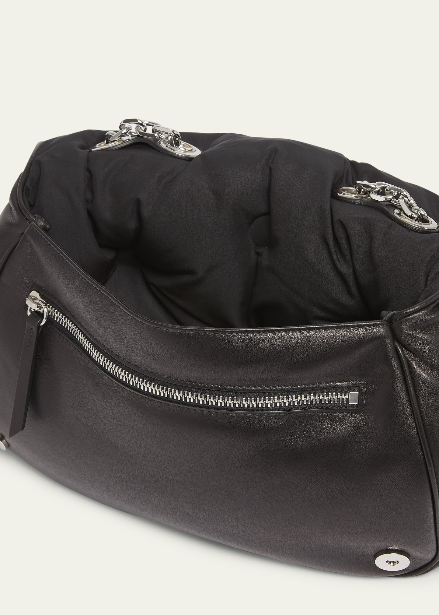 Glam Slam Puffy Flap Shoulder Bag - 4