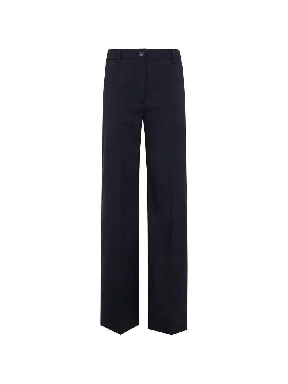 pressed-crease wool trousers - 1
