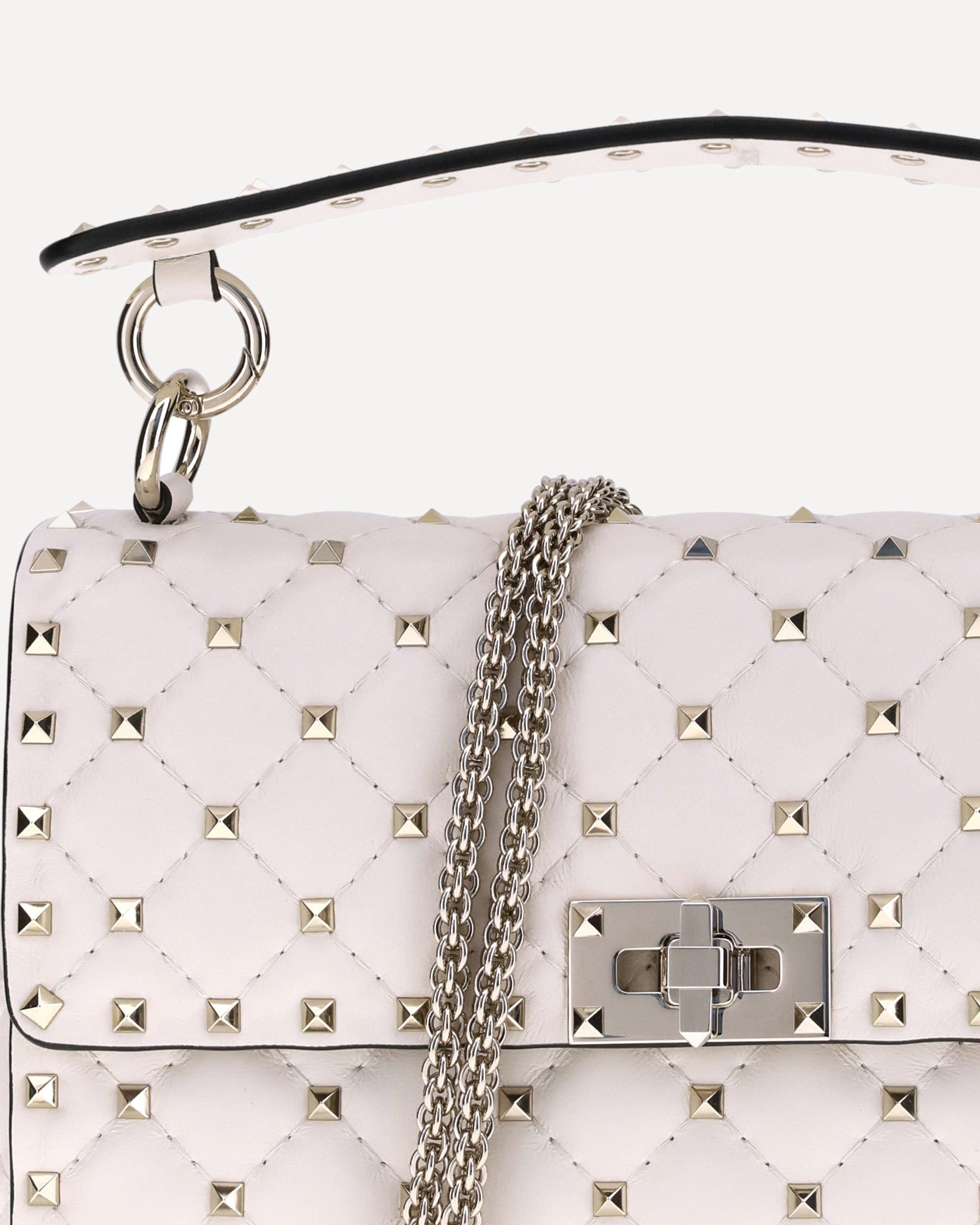 Medium Rockstud Spike Shoulder Bag - 4