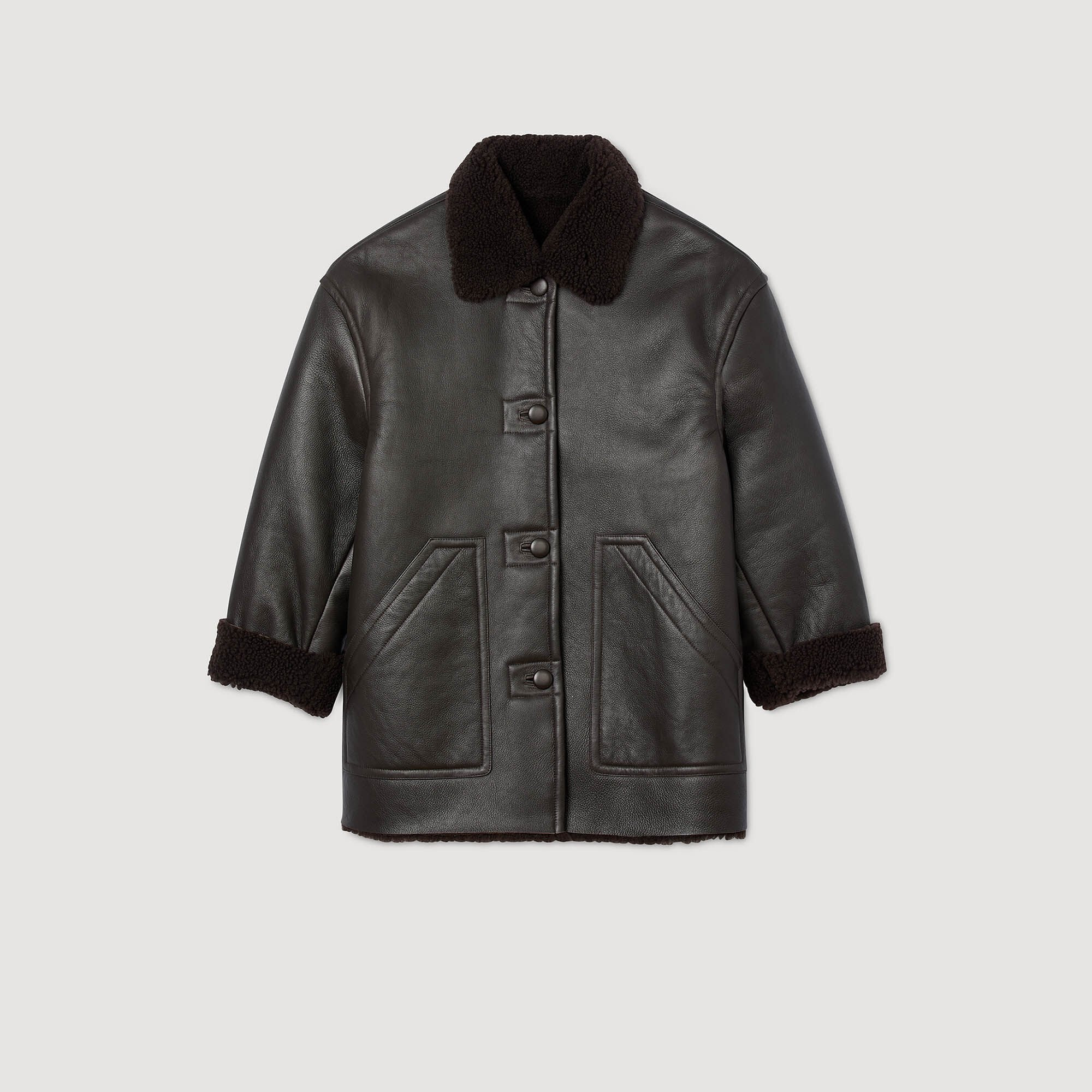 SHEARLING COAT - 6