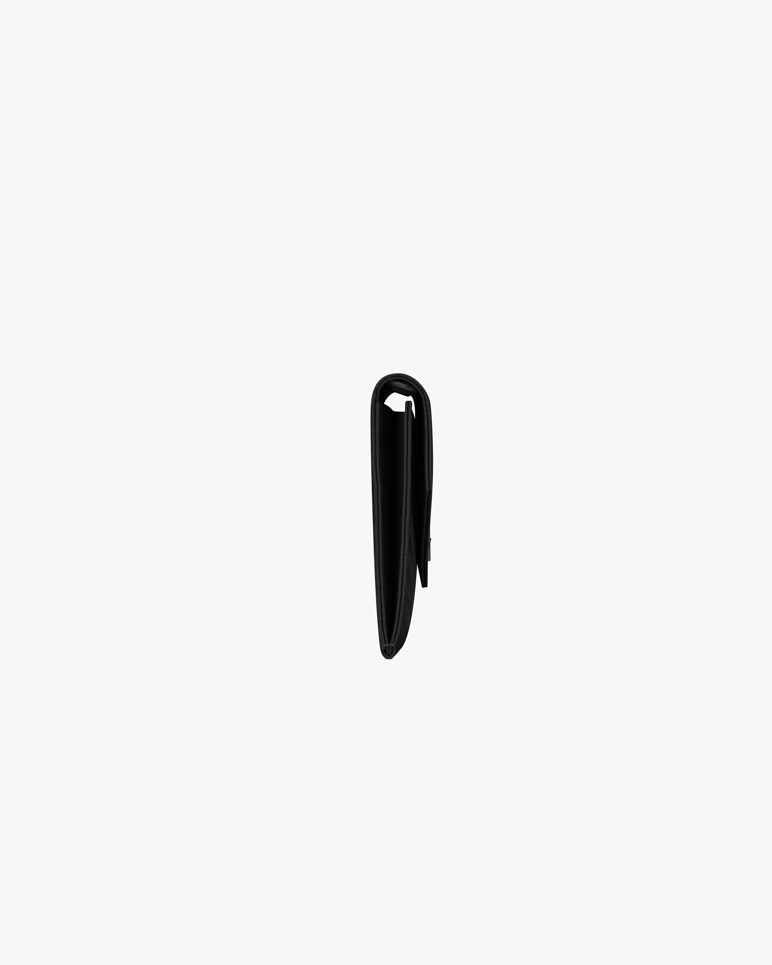 CASSANDRE MATELASSÉ FLAP POUCH IN GRAIN DE POUDRE LEATHER - 3