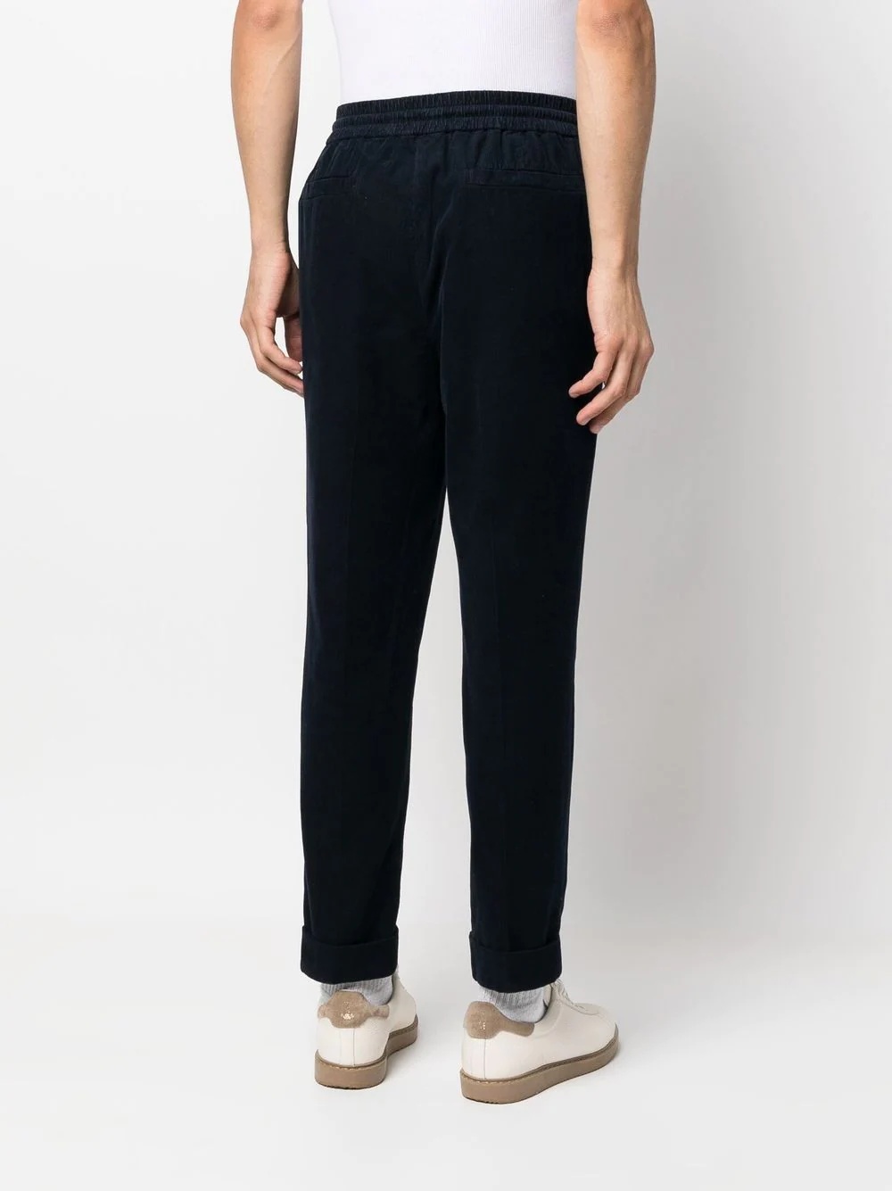 straight-leg corduroy trousers - 4