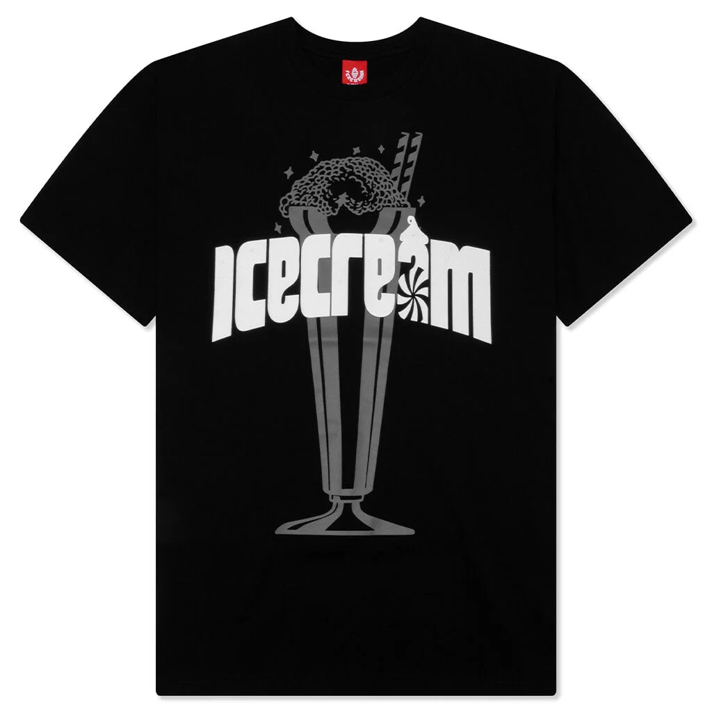 CHROME S/S TEE - BLACK - 1