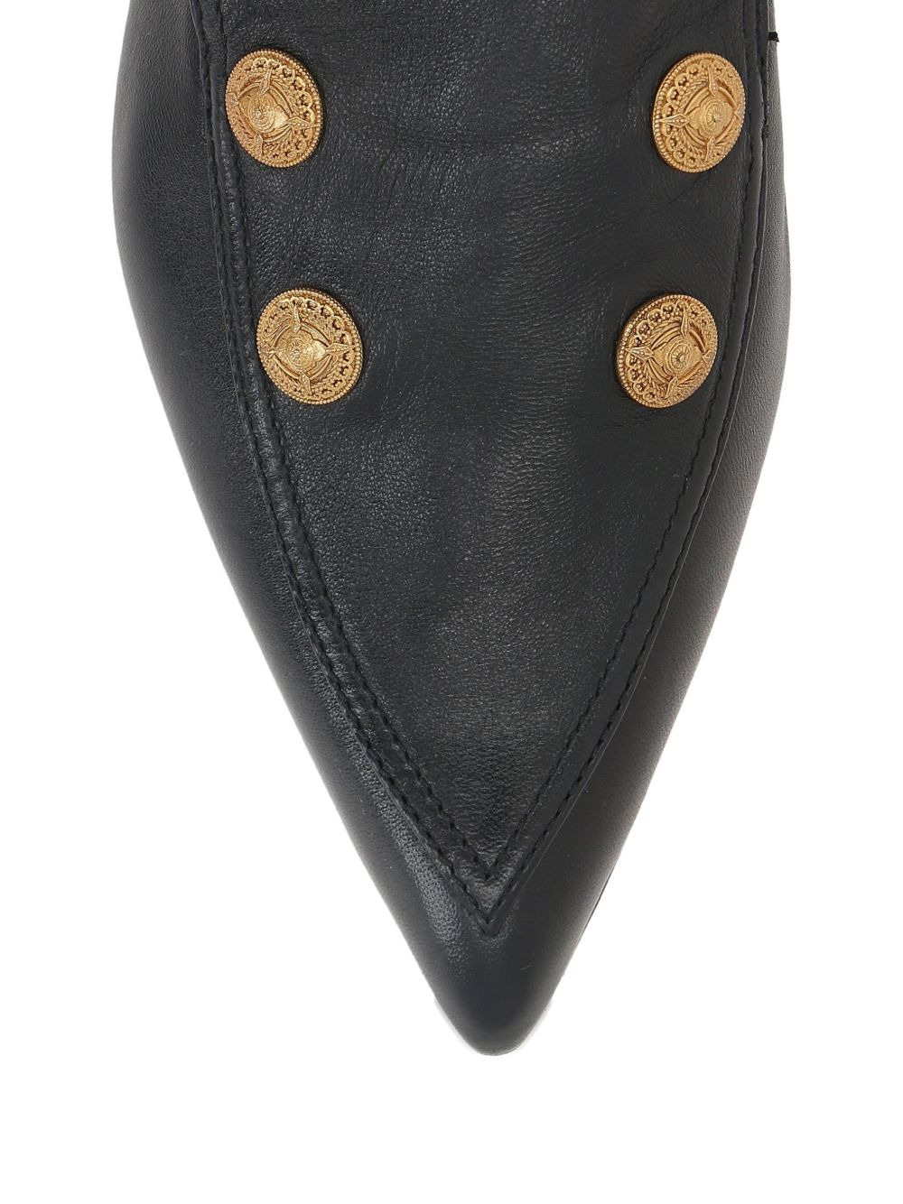Agnes pointed-toe embellished loafers - 4