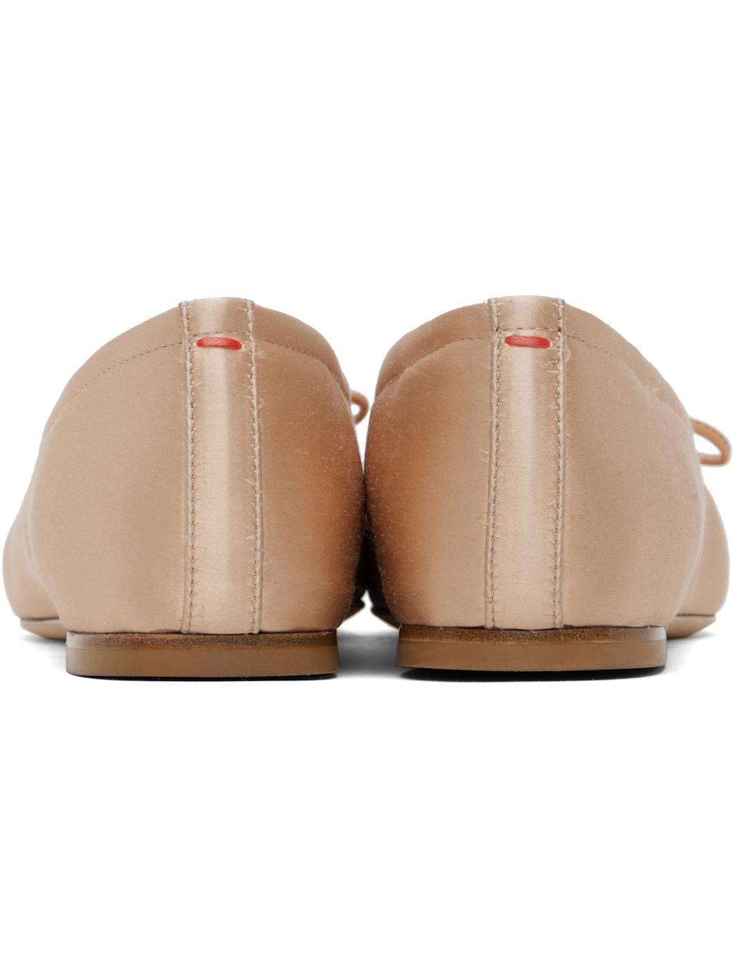 Pink Gabriella Satin Ballerina Flats - 2