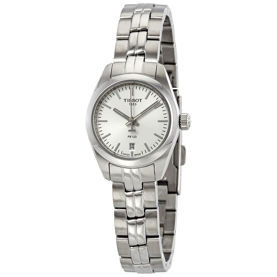 Tissot - Tissot PR 100 Silver Dial Ladies Watch T101.010.11.031.00 - 1