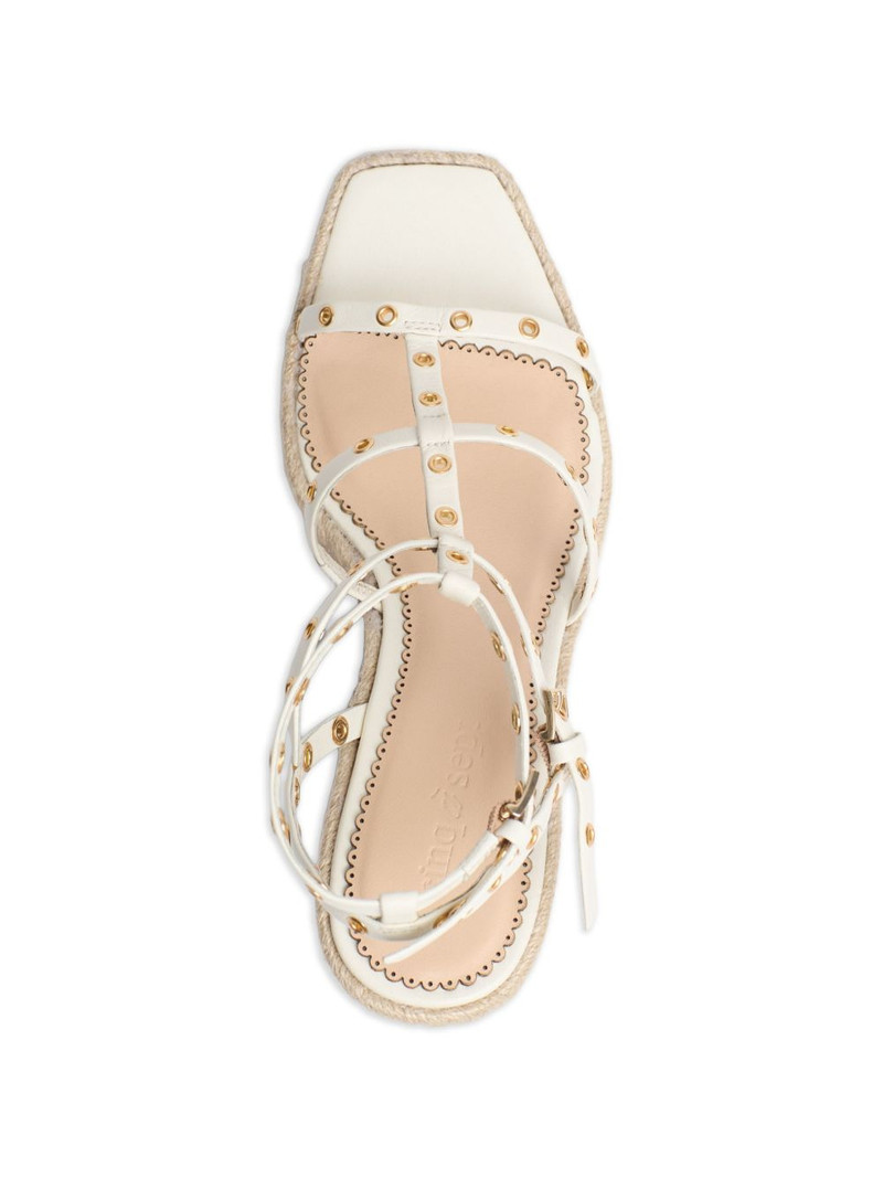 Norah grommet wedge sandals 3