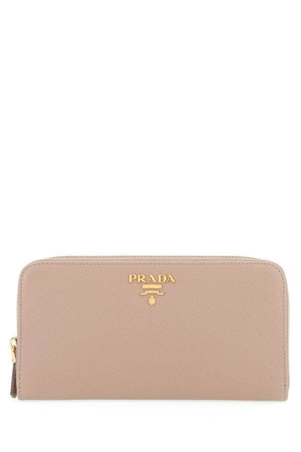 Prada Woman Powder Pink Leather Wallet - 1