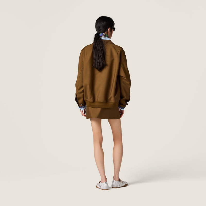 Kid mohair blouson jacket 3