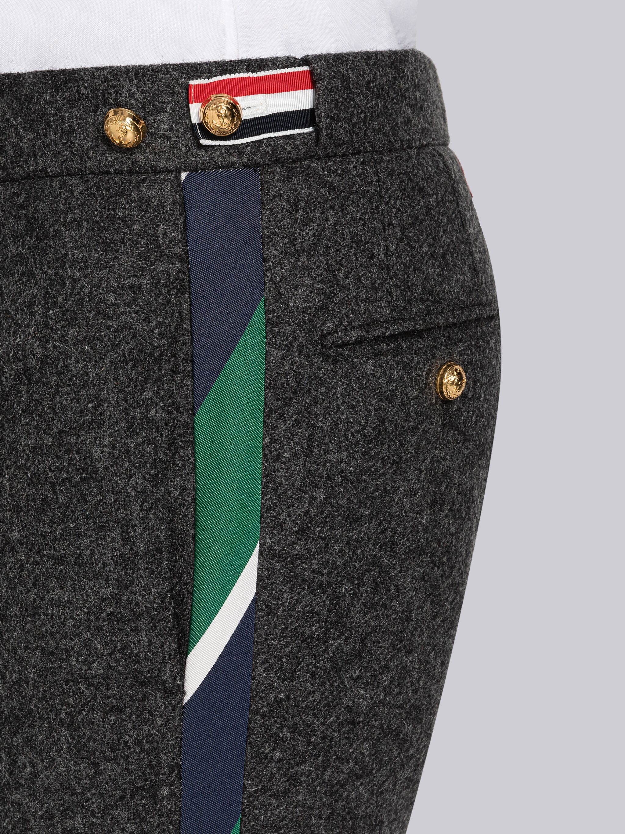 side-stripe tailored shorts - 5