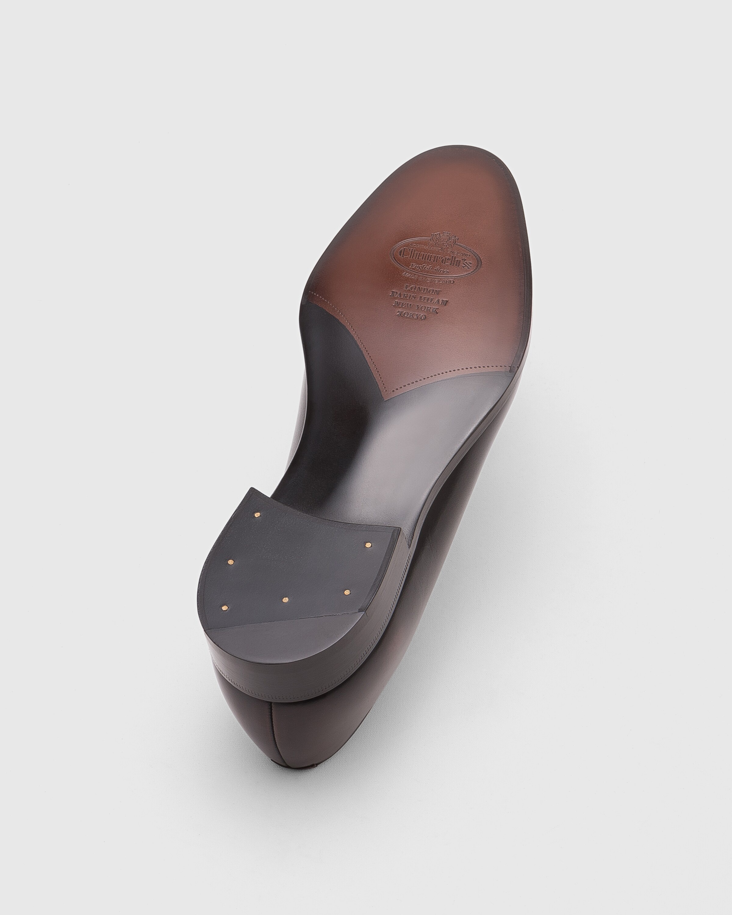 Royal Calf Leather Whole Cut Oxford - 6