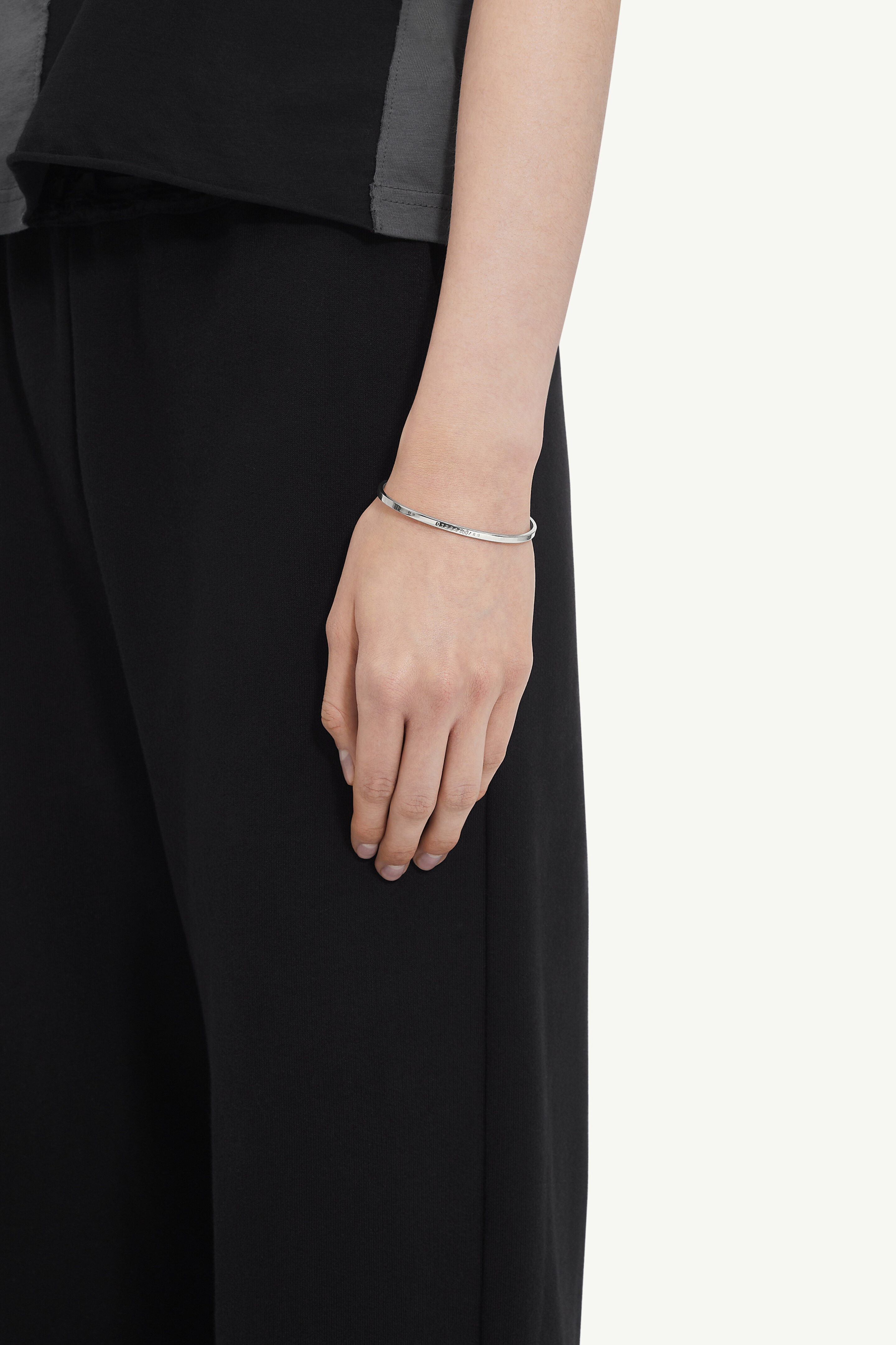 Numeric Minimal Signature Cuff Bracelet - 5