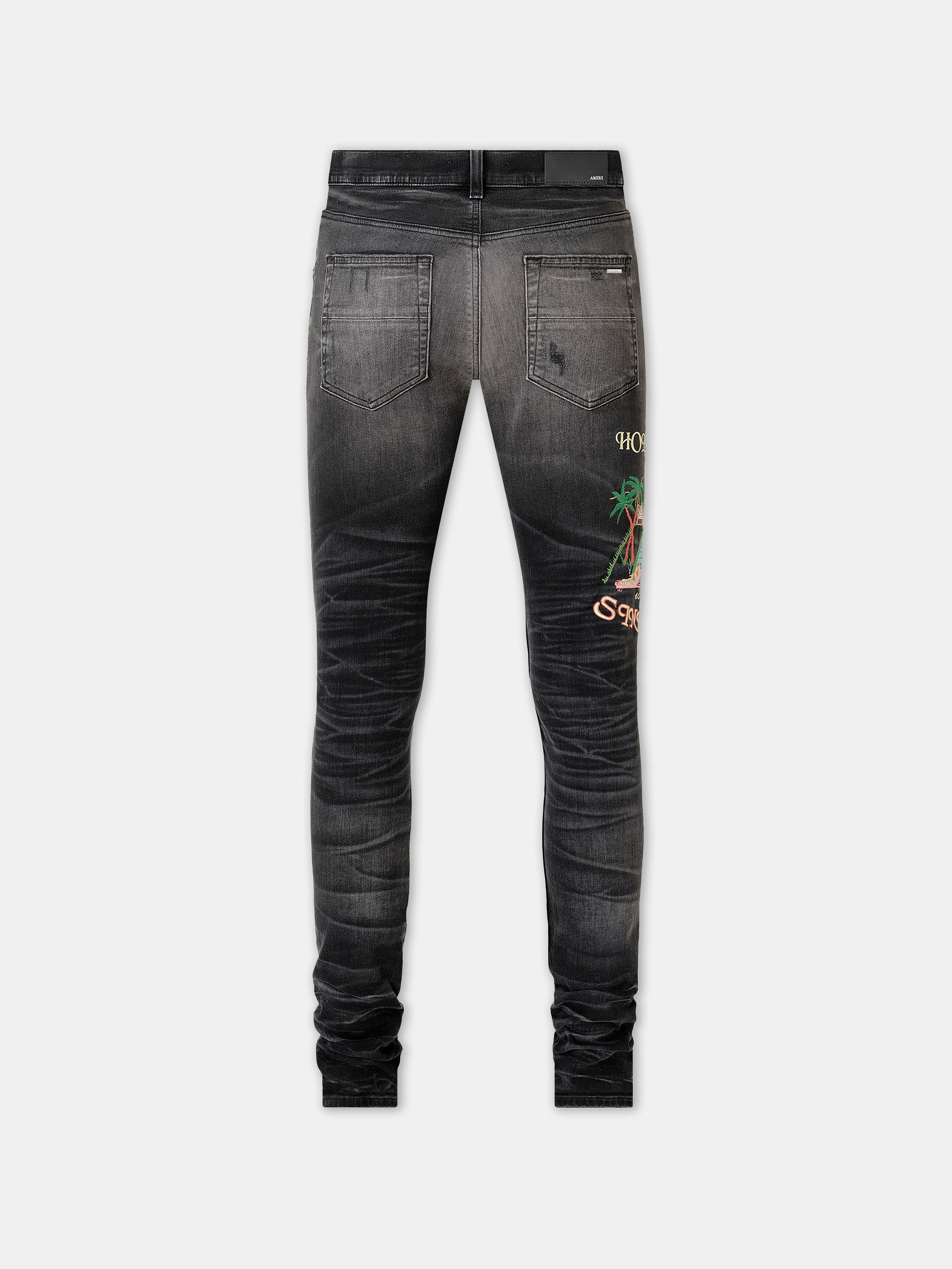 EMBROIDERED SINNERS SKINNY JEAN - 3