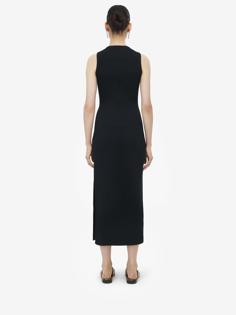McQueen Placket Midi Dress 4