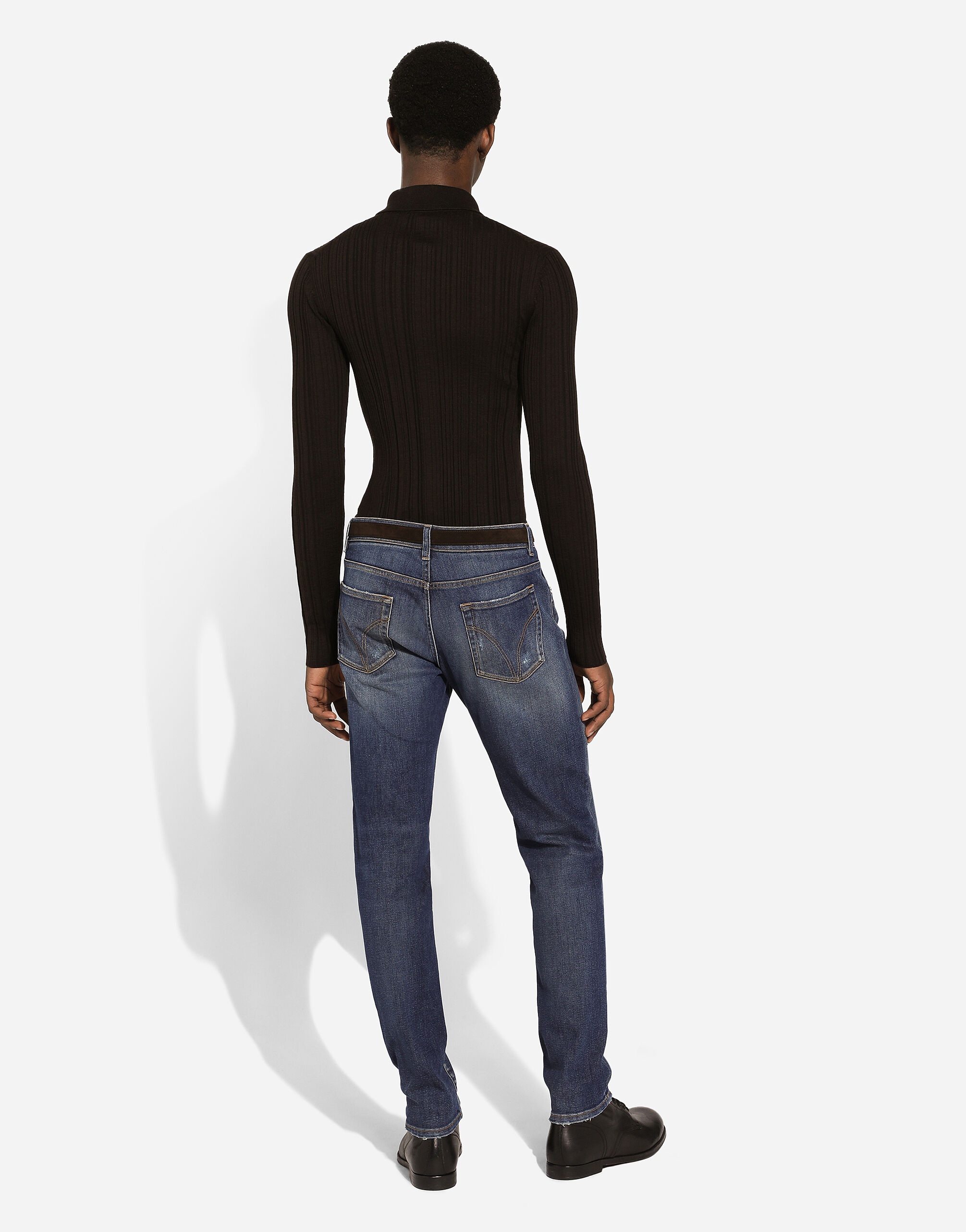 Slim-fit stretch denim jeans - 3