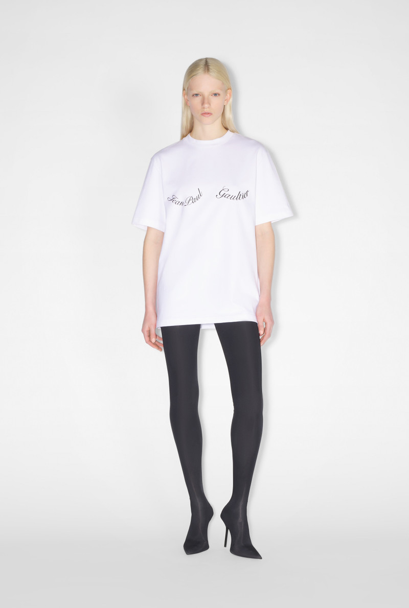 LARGE 화이트 JEAN PAUL GAULTIER T-SHIRT 1