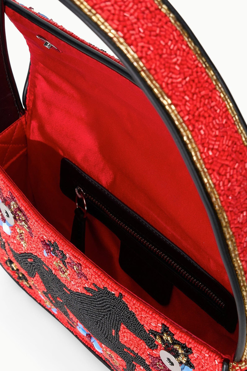 STAUD TOMMY BEADED BAG YEAR OF THE HORSE 3