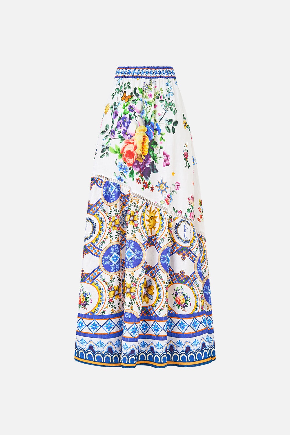 SKIRT WITH SHAPED SEAM - 8