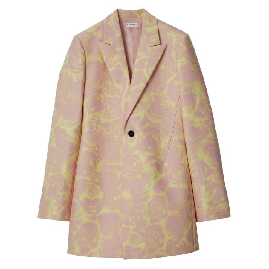 Burberry Rose Wool Tailored Jacket - 2