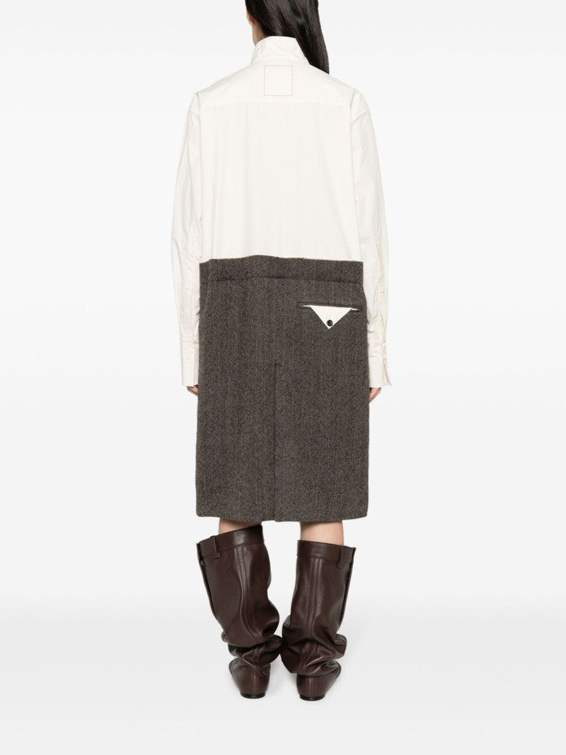long-sleeve shirt midi dress 4