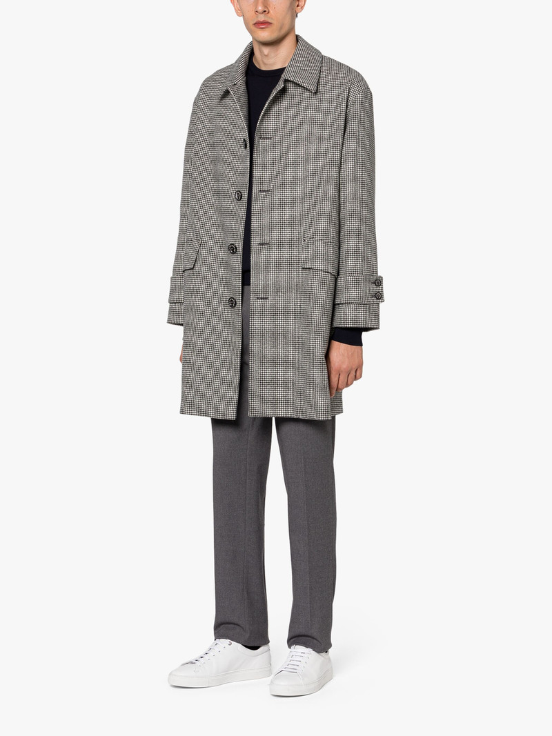 Mackintosh HUMBIE BLACK HOUNDSTOOTH WOOL OVERCOAT outlook