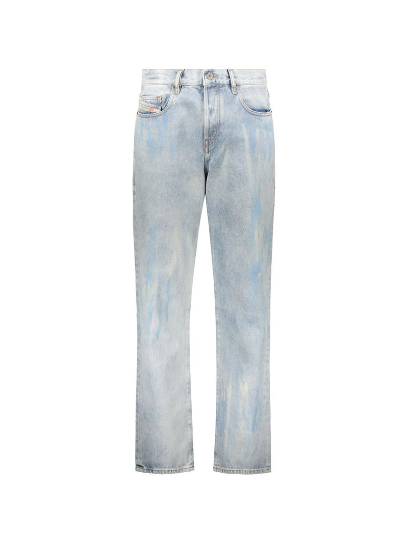 five-pocket straight-leg jeans 1