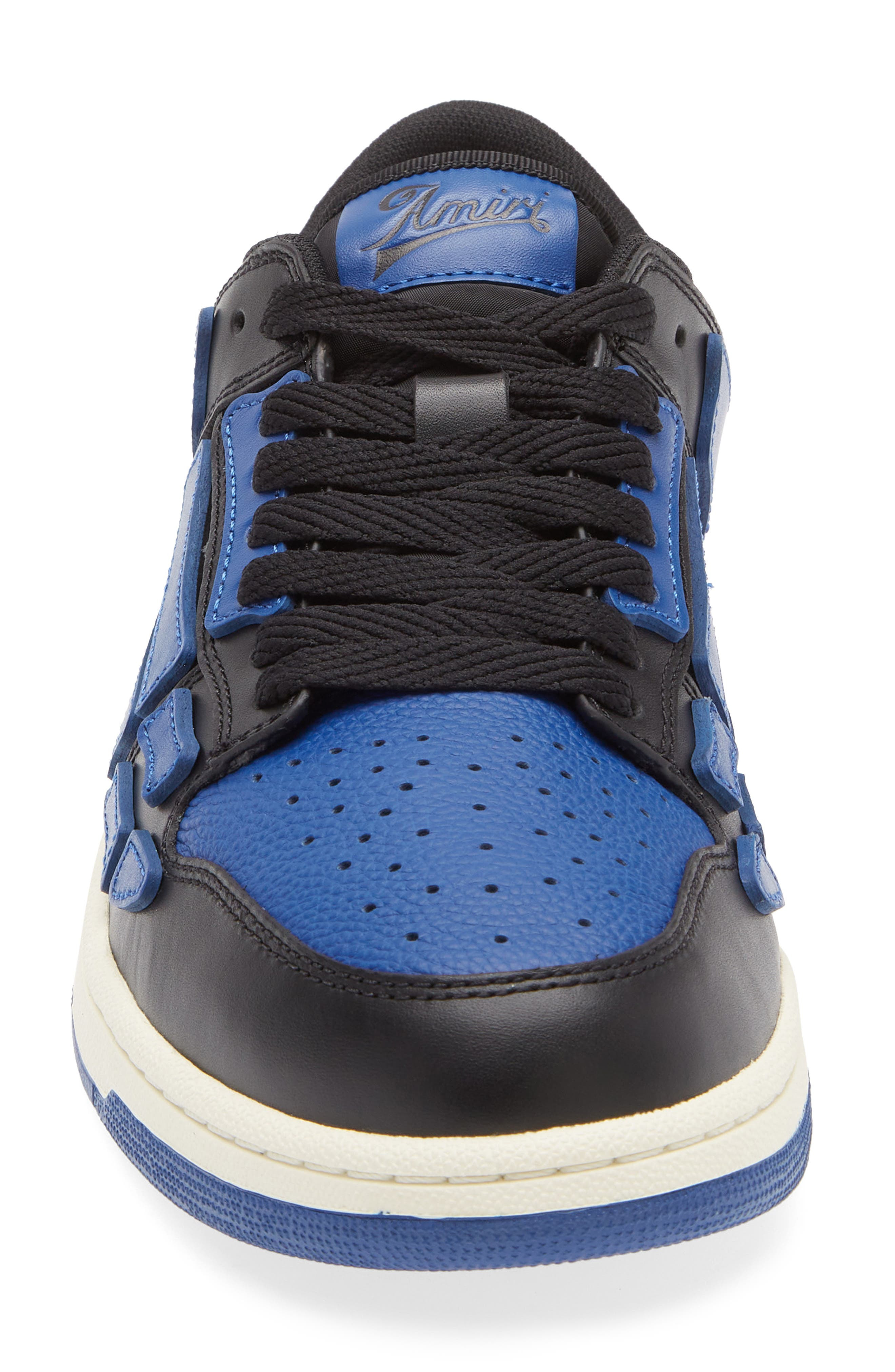 AMIRI Skeleton Low Top Sneaker in Blue at Nordstrom - 4